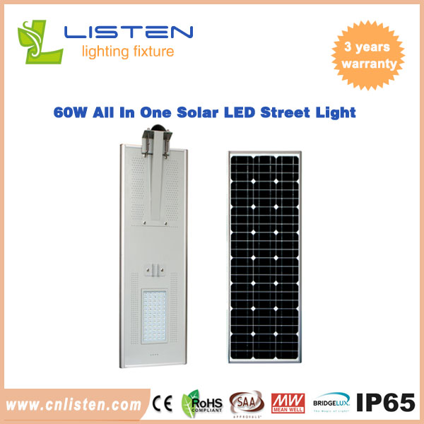 Integrated 50W/60W Solar LED Street Light
