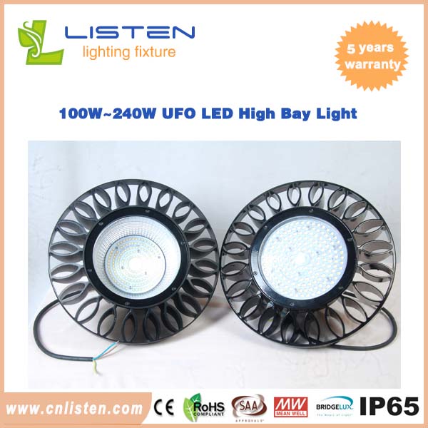 100W~240W UFO LED High Bay Light With Meanwell Driver