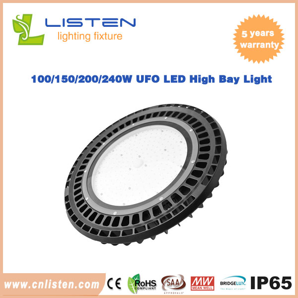 AC100-277V UFO LED High Bay Light With Meanwell Driver