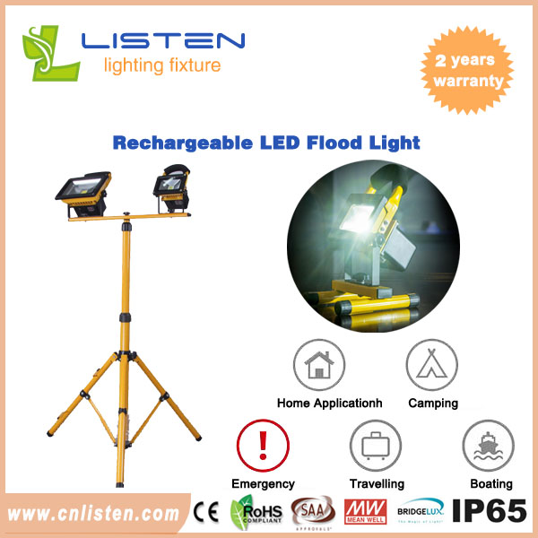 LISTEN LED Flood Light - LED Charging Mobile Light 