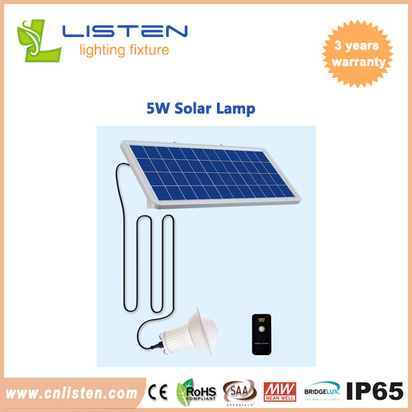 5W solar lamp