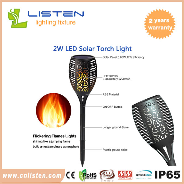 LED Solar Torch Light