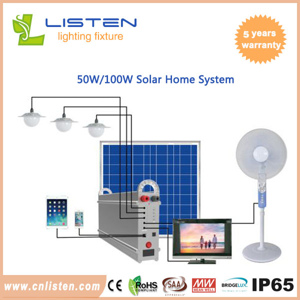Solar power home system 50W/100W