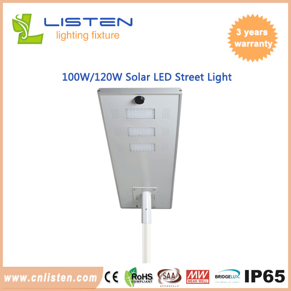 100W/120W solar street light AIO