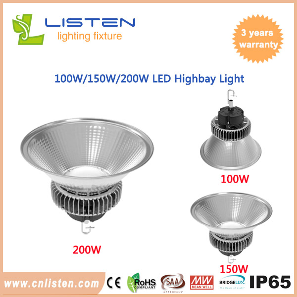 100W/150W/200W LED Highbay Light Industry Warehouse Factory Lamp Bulb Fixture