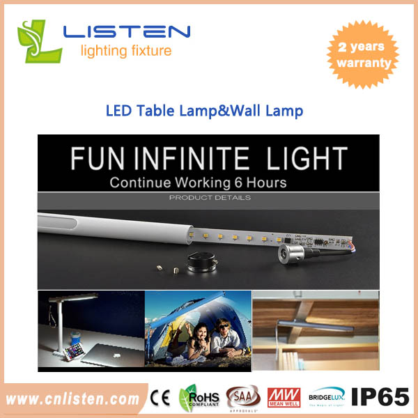 Bright LED table lamp LED wall lamp Flexible Computer Lamp Laptop PC Desk Book Reading