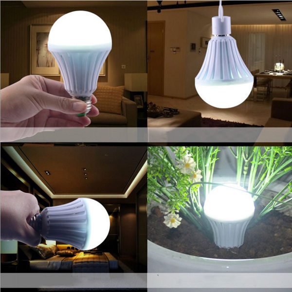 led emergency light bulb. Applicable places: Suit for house living, corridor, basement, garage, warehouse, yards, cars, living rooms, bedrooms, hotels etc.